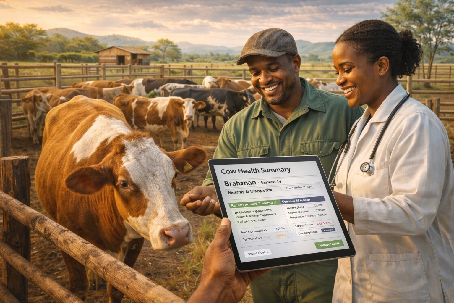 Farm performance tracking dashboard